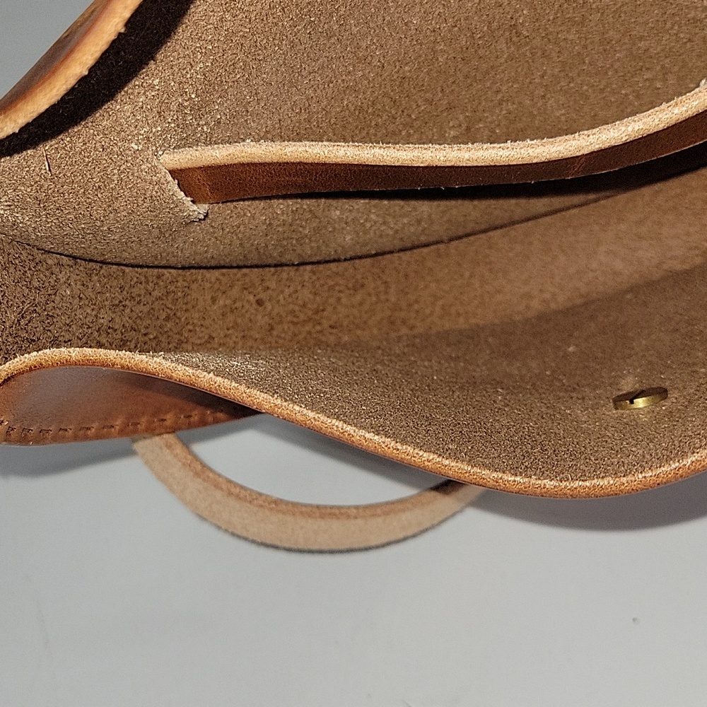 Tree Fairfax Brown Leather Half-Moon Belted Waist Bag - Picture 9 of 11